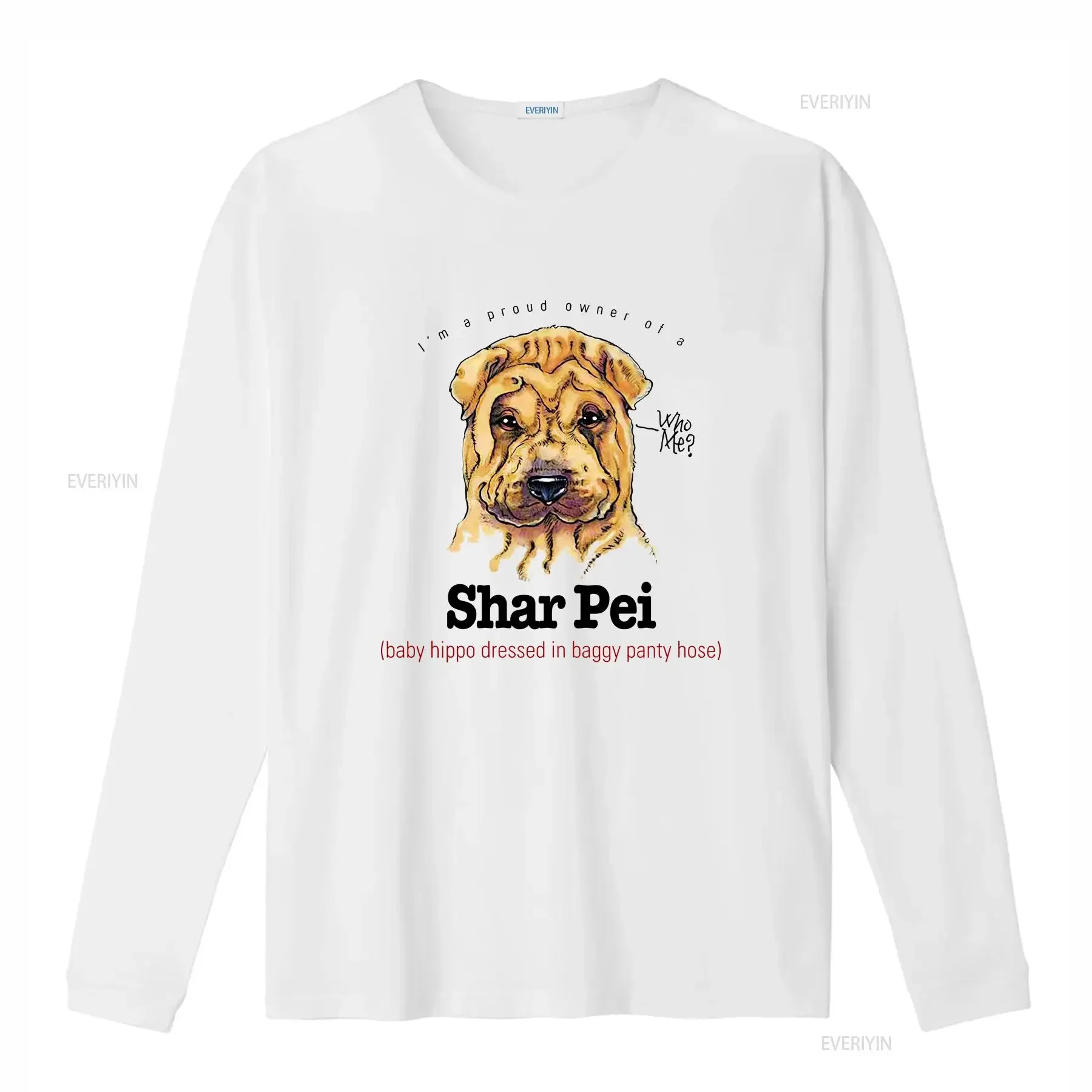 Shar Pei T Shirt Dog Humor SweaT Available On Request 907d vintage Washed Stretched Top For Everyday Wear designer clothes Soft