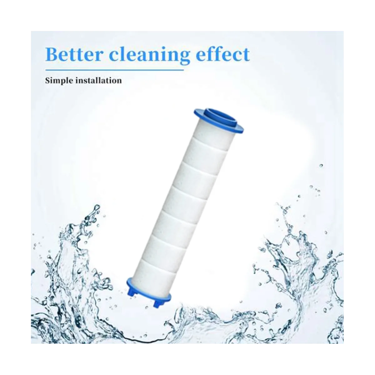 12-teiliger Ersatz-Dusch filter für hartes Wasser-Dusch wasserfilter mit hoher Leistung zur Entfernung von Chlor und Fluorid nach Hause