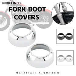 Motorcycle 41mm Front Fork Boot Cap Covers For Harley Dyna Wide Glide FXDWG Softail Night Train FXSTB Custom FXSTC Standard FXST