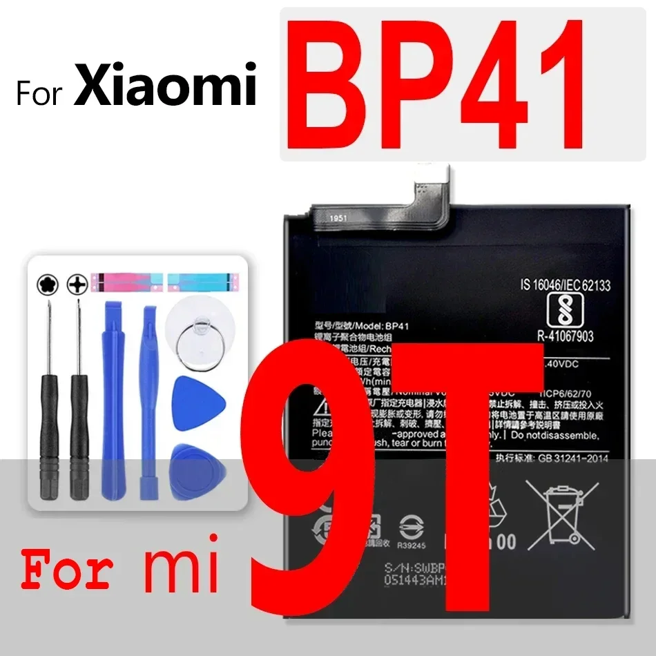 Battery BM3E BM3J BM3L BM3M BM40 BM4F BN20 BN31 BN36 For Xiaomi Mi 1S 2 3 4 5 5C 5S 5X 6 6X 7 8 9 9T 10 10T Pro SE A2 A3 Lite