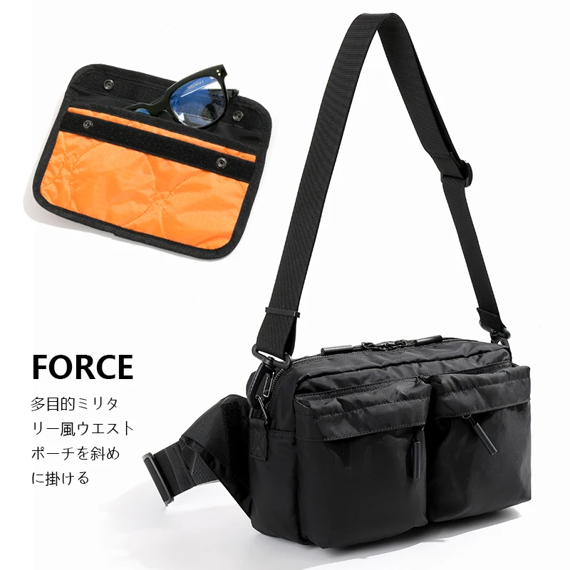 Japanese Style Men Crossbody Bags Casual Men Handbags Waterproof Messenger Bag Fashion Shoulder Bag Multi functional Waist Bag