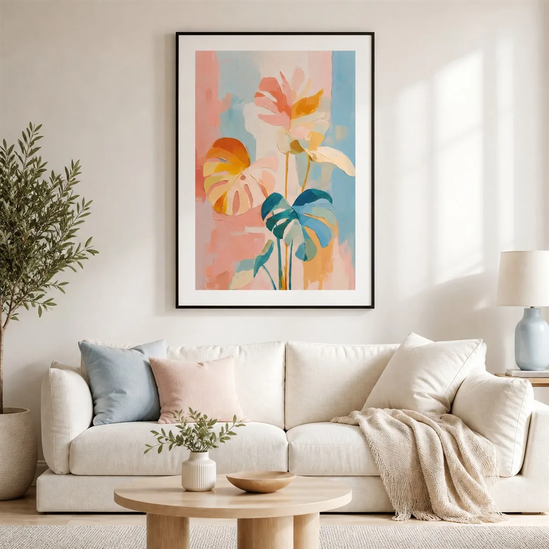 Lush Symphony Poster,Canvas Wall Print,Modern Art Illustration,High‑Grade Home Decoration Artwork for Bedroom,Living Room,Office