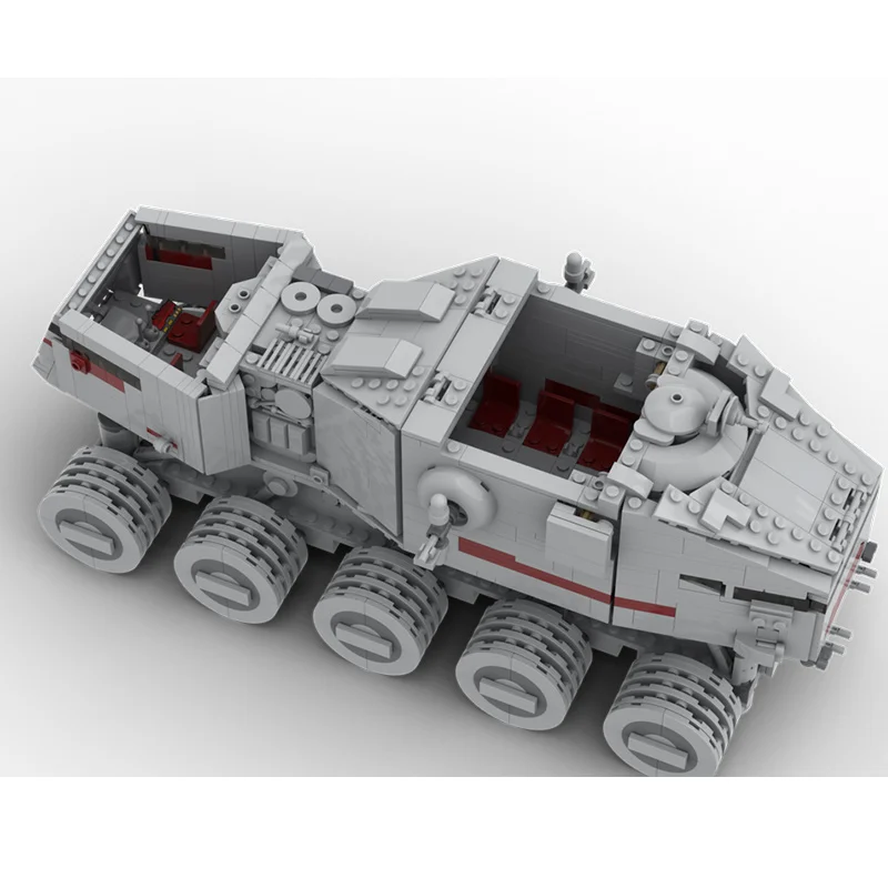 1408 Uds Star Battle MOC clon Turbo tanque bloques de construcción modulares, modo de vehículo militar DIY juguete para regalo educativo