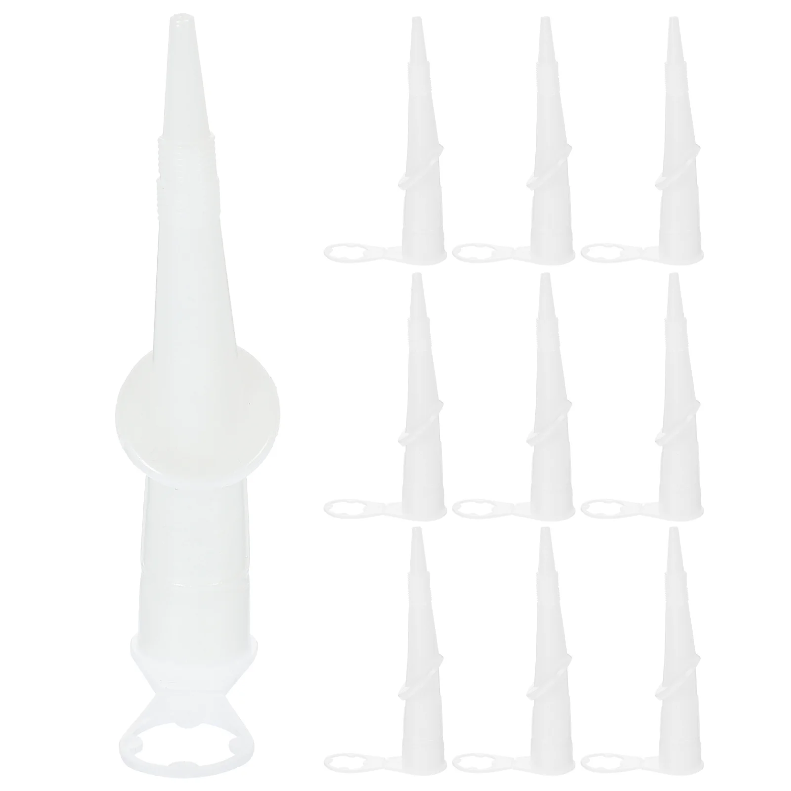 10 stks Kruiskoppeling Nozzle Grout Tool 360 Graden Roterende Tip Flexibele Breeuwen Duurzaam Hard Rubber Hoek Toepassing Draagbare