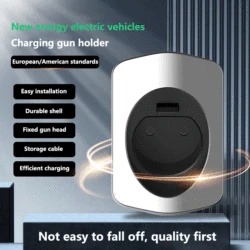 EV Charger Holder For Type 2/Type 1 Connector Socket Plug Extra Protection Wallbox Electric Car Charging Cable Bracket