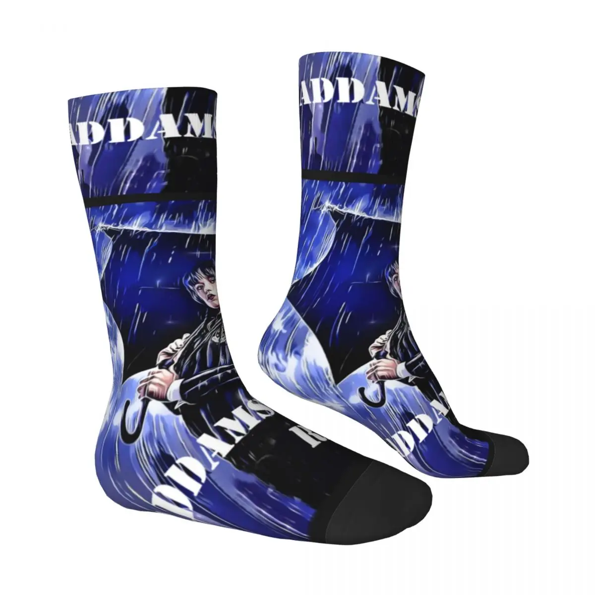 Wednesday Addams Stockings Women Famous Anime Socks Soft Breathable Modern Sock Winter Outdoor Anti Bacterial Graphic Socks Gift