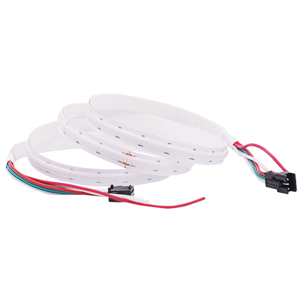 SK6812 COB Led Strip 5V Addressable RGB Light Full Color RGB Dream Color 0.5 1 2 3 4 m 322Leds Pixles as WS2812B Home Decoration
