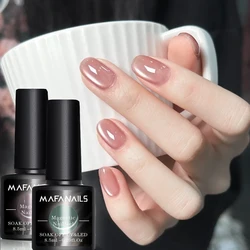 8.5ml Nude Pink Water Light Cat Eye Gel Semi Permanent Holographic Crystal Magnetic Gel Polish For Nail Art DIY Nail Varnish