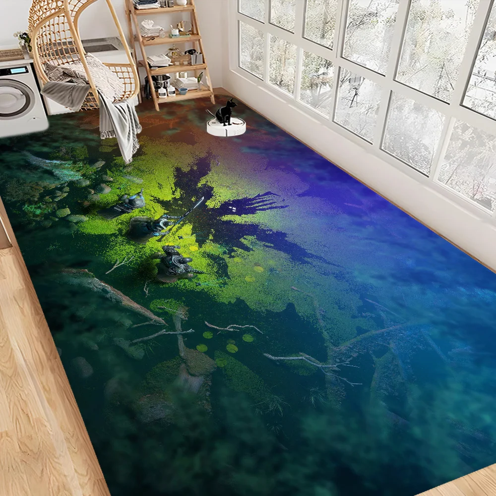 3D Game D-Destiny 2 printed Bathroom Mat Kids Room Bedroom Decoration Balcony Anti-Slip Doormat Living Room Welcome Rug