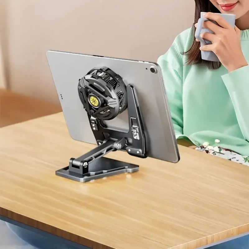 

Прочная складная алюминиевая подставка для мобильных планшетов, телефонов, нескользящая основа, регулируемые углы обзора, для