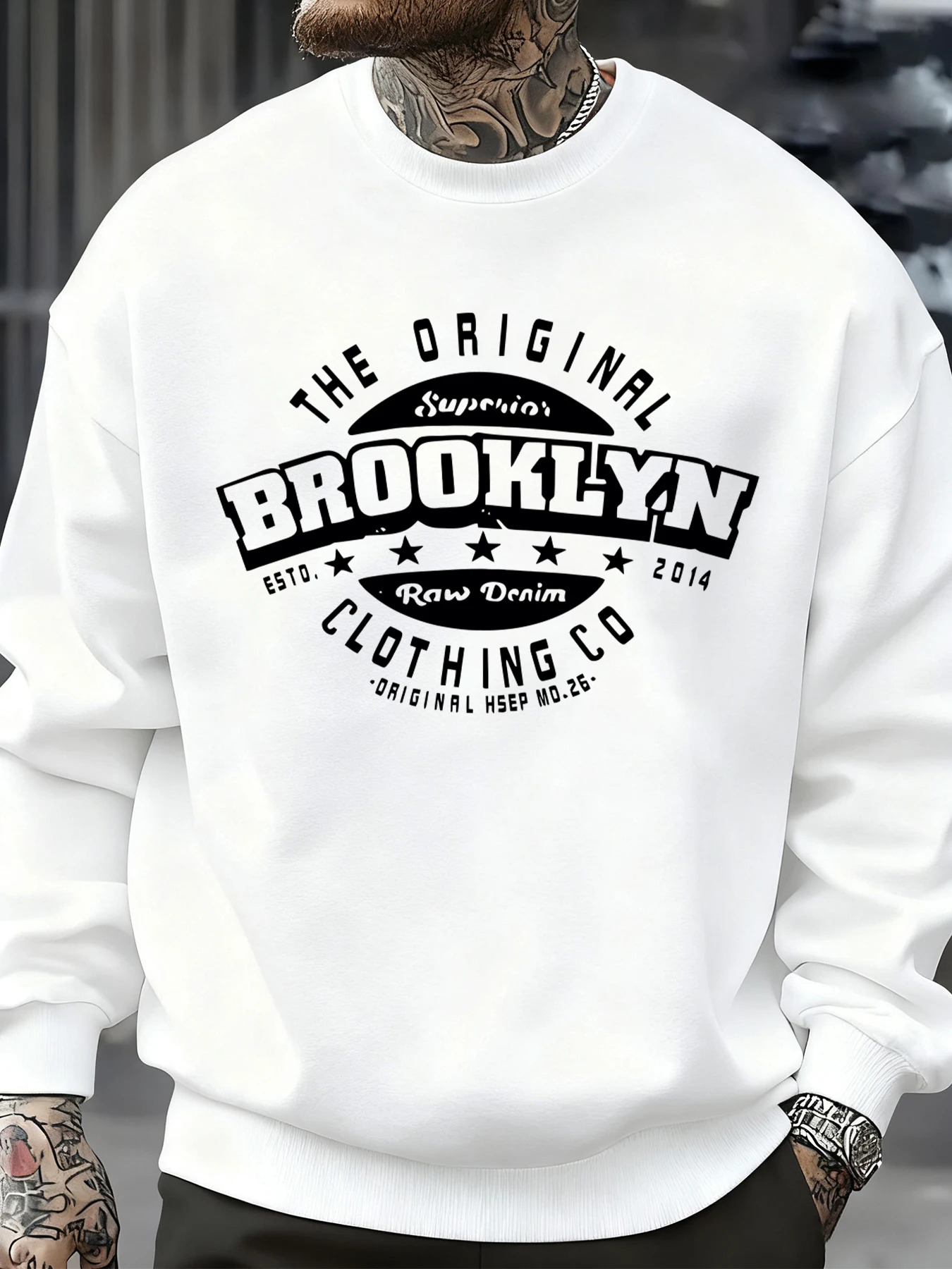 

The Original Brooklyn Clothing Co Design Мужская толстовка Осенние пуловеры в стиле хип-хоп Мягкие толстовки Свободная флисовая спортивная одежда