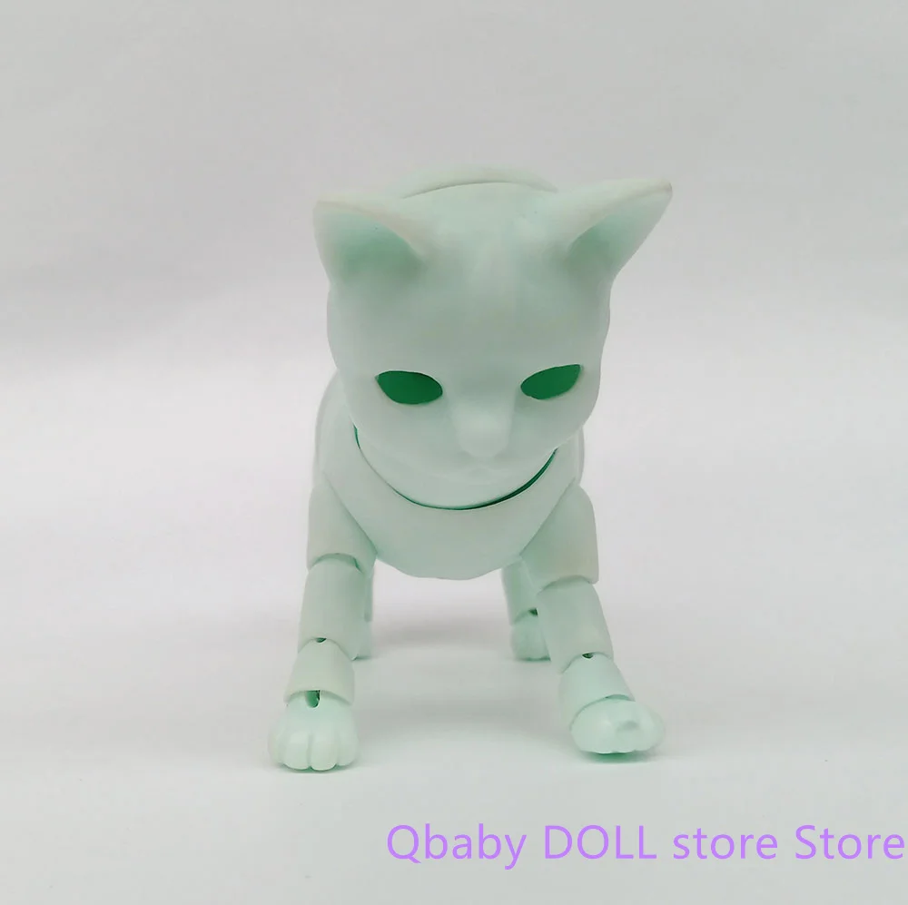 Qbaby doll store 1/6 short tail cat resin doll pet birthday gift diy cosmetics