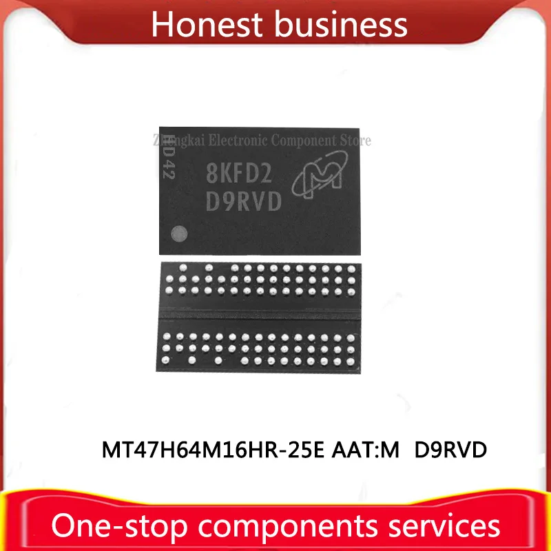 MT47H64M16NF-25E IT ES:M Z9RZV 1GB BGA84 MT47H64M16HR-25E AAT:M D9RVD MT47H64M16HR-3 IT:H D9LXV DDR2 Chip Memory