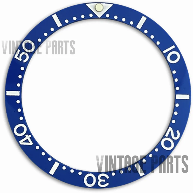 

38mm*31.5mm flat blu ceramic bezel insert fit for Seiko 007 009 Watch