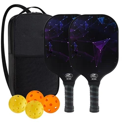 Pickleball Paddles,Fiberglass Surface Pickleball Set with Pickleball Rackets, Pickleball Paddles Set for Men Woman