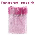 Transparent rose pin