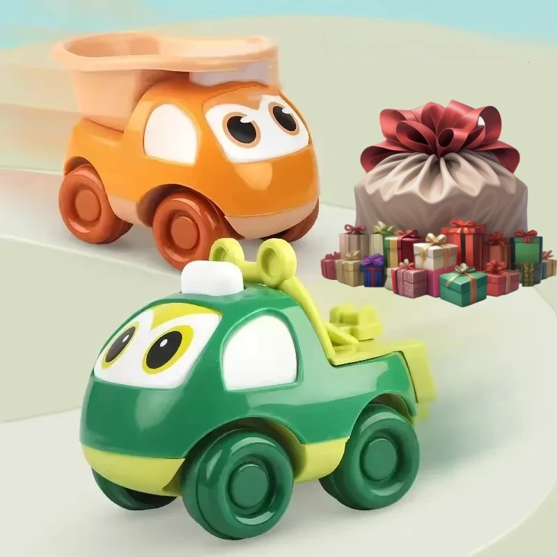 Construction Mixer Dump Truck Tractor Inertia Sliding Car Digger Boys Interactive Cognitive Firefighting Toy Car Team
