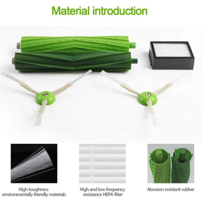 Replacement Kit Accessories For Irobot Roomba I7 I7+/I7 Plus E5 E6 E7 Vacuum Cleaner Brushes Filters Spare Parts