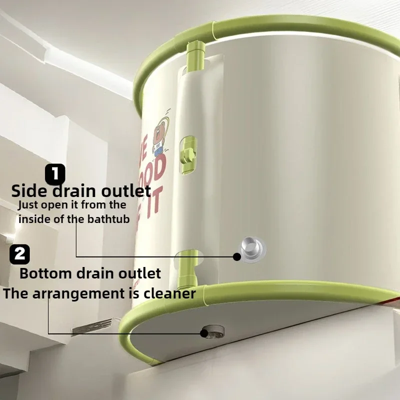 

Современная складная ванна для взрослых, домашнее пропаривание пота, биде, портативная спа-ванна для педикюра, зимнее изоляционное ведро для ванны