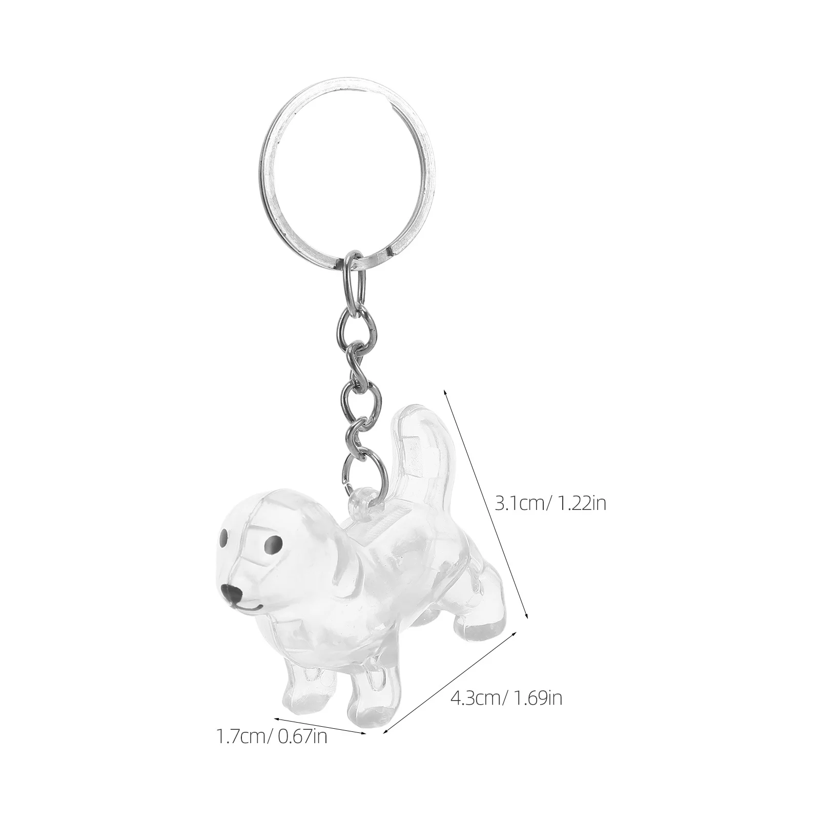 2 шт., брелок на память из собачьей шерсти, прозрачная коробка для хранения шерсти домашних животных, портативный органайзер для кошек, щенков, брелок для ключей для домашних животных