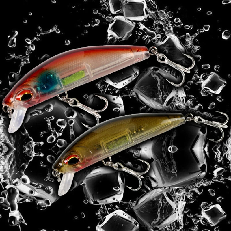 Submerged Bionic Minnow Lua Bait With Lead Blood Groove Hook Minnow Bait Bionic Bait Fishing Gear