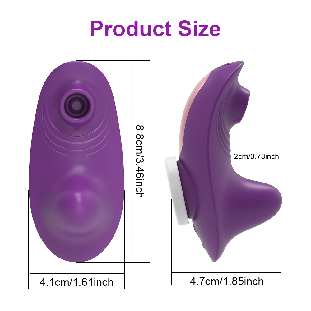 Clitoris Sucker Vibrator for Women Clit Sucking Remote Control With Sexy Panties Magnetic Clitoral Stimulator Adults Sex Toys