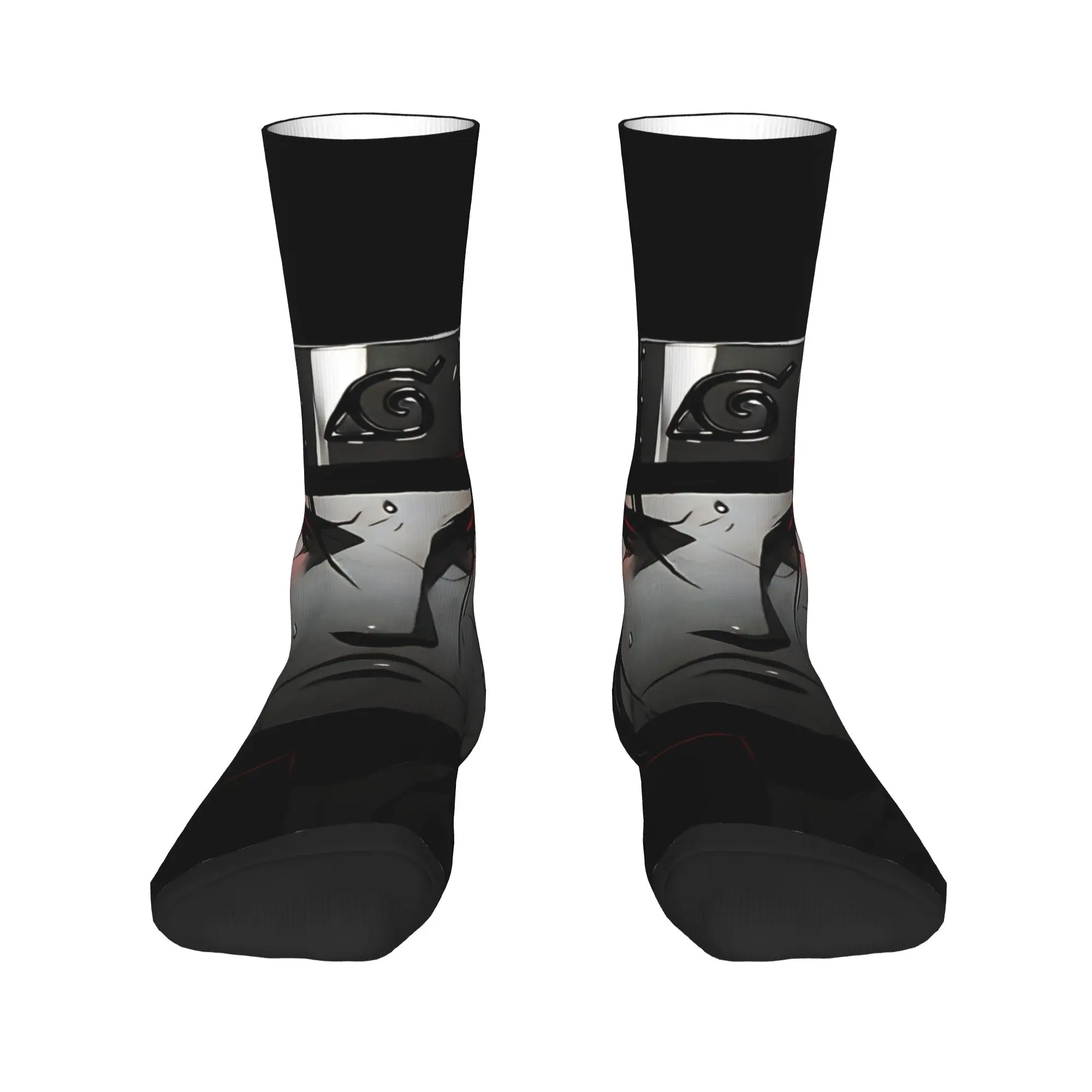 

Funny Sock Bandai NARUTO NARUTO Rock Seamless Pattern Printed Men Crew Socks Casual Men's Socks