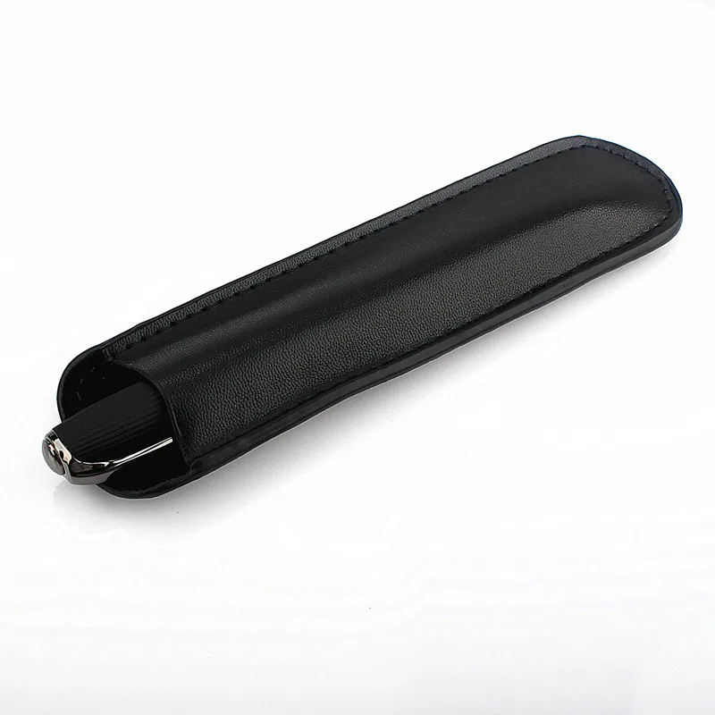 1PC PU Leather Pencil bag Mini Leather Pen Case Pencils Fountain Pens Pocket for Adults Business