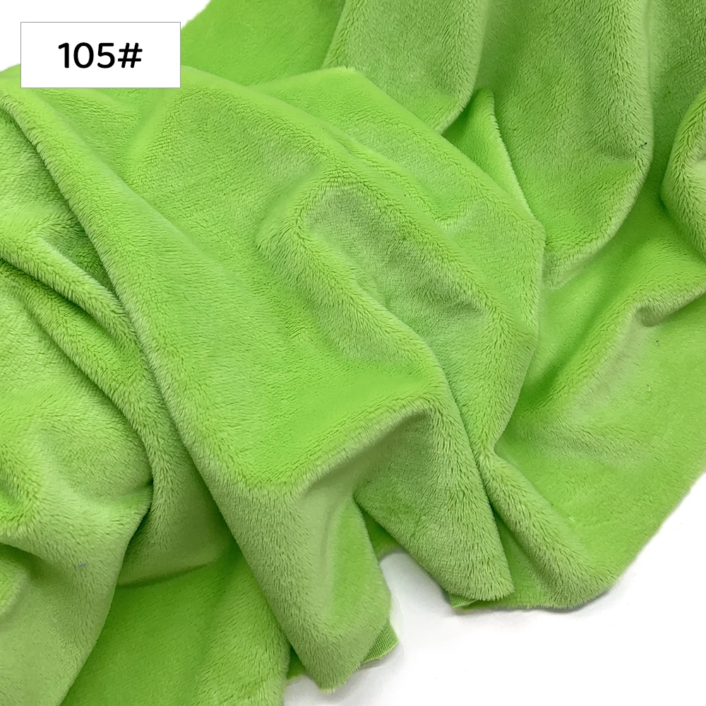 3mm Pile Crystal Super Soft Plush Fabric For Sewing 100 Polyester Comfortable And Soft Eco-Friendly Fabric 45x50cm Free Shipping