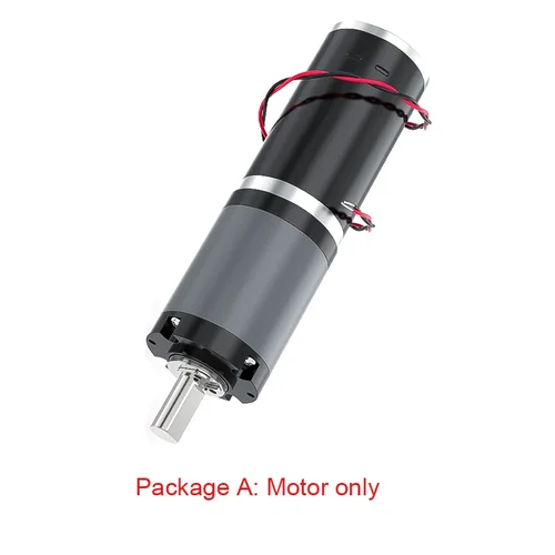 Imagen 2 del producto 32GP-31ZY Motor reductor planetario 12V 24V 11RPM-2160RPM 0,5-100Kg.cm soporte + controlador + fuente de alimentación ajustable inverso