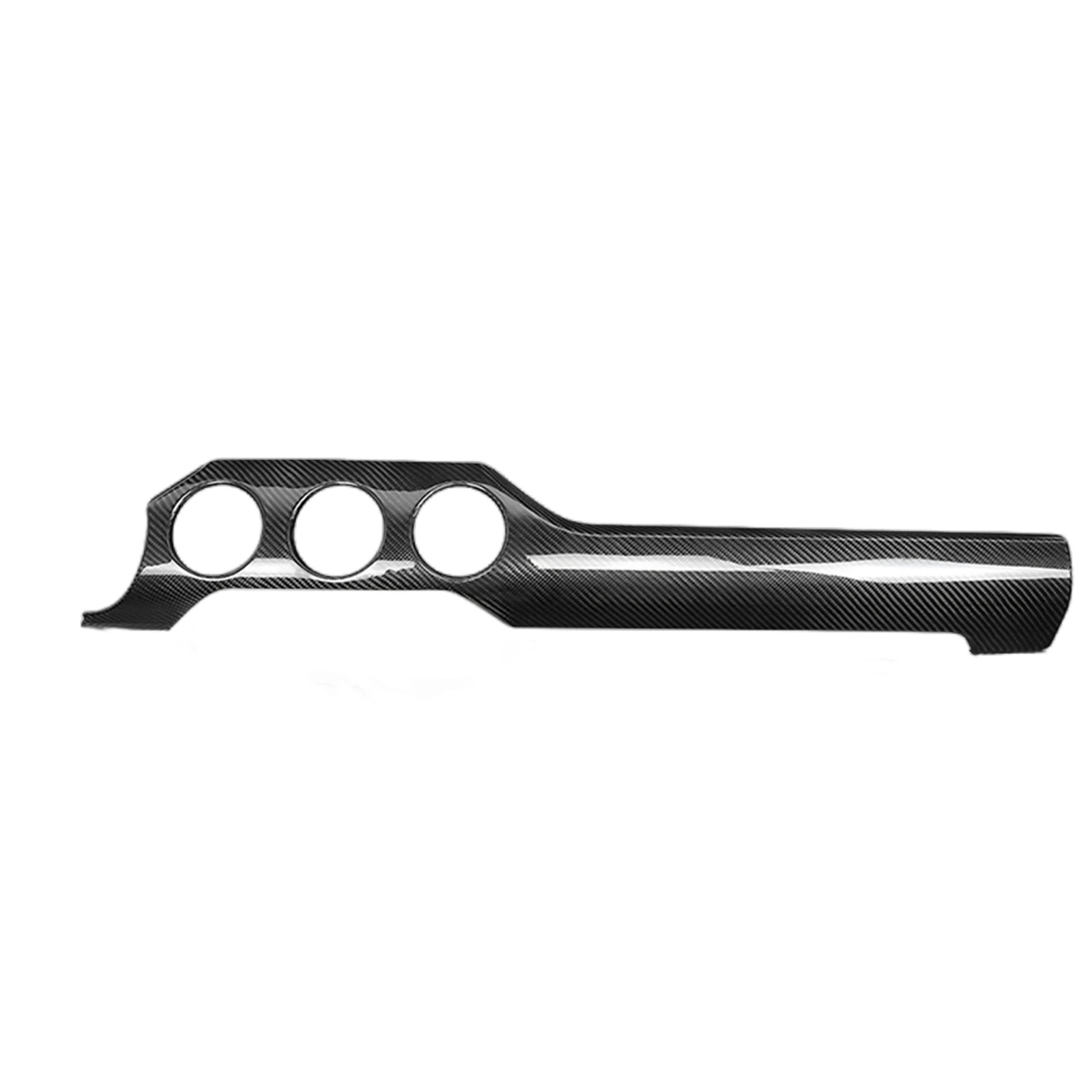 Picture 4: Center Console Decorative For Ford Mustang 2015-2023 Real Dry Carbon Fiber Interior Dashboard Air Vent Outlet Panel Cover Trim
