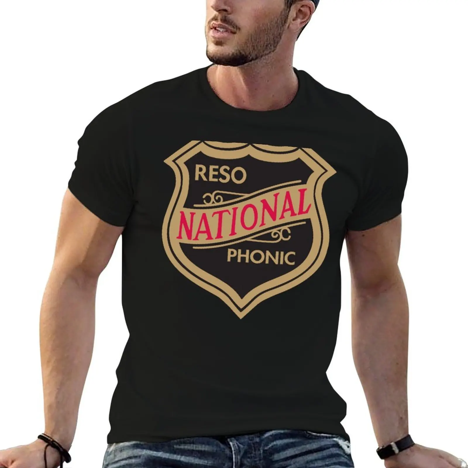 National Guitar Essential T-Shirt Sporty Casual Quick Dry T-Shirt