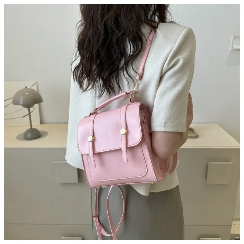 

British Retro Backpack Women New Trend Student Backpack Multifunctional Shoulder Bag Portable Travel Shoulder Bag