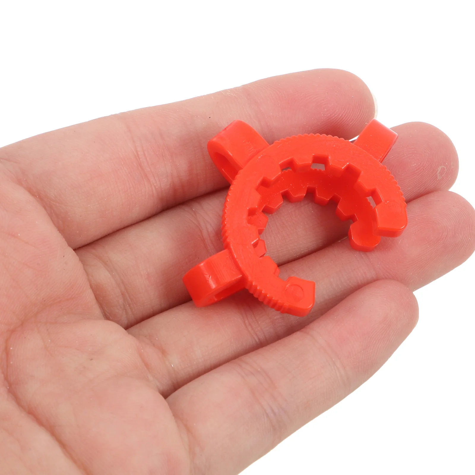 12 قطعة أنبوب اختبار المشابك البلاستيكية للمختبر عقد قوي قارورة مخروطية المثبت مقاومة للتآكل الزجاج الأرضي