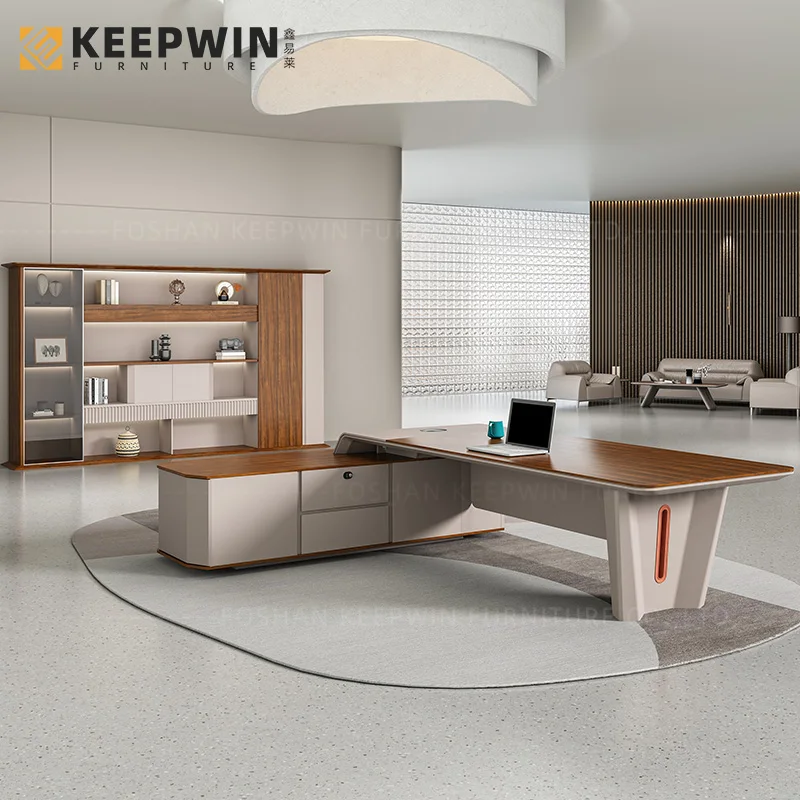 custom.Luxury Executive Office Desk President Big Class Modern Table and Chair Combination  Manager Office Desk