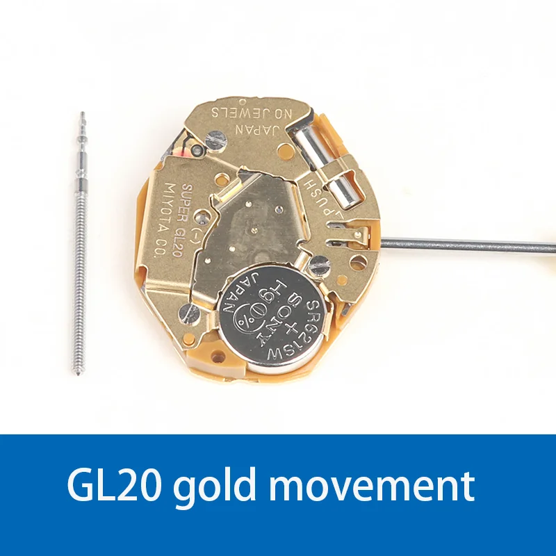 Quartz Movimento Assista Peças de Reparo, Assista Acessórios, Movimento Eletrônico, Novas Peças, GL20, GL22, GL32, GL30
