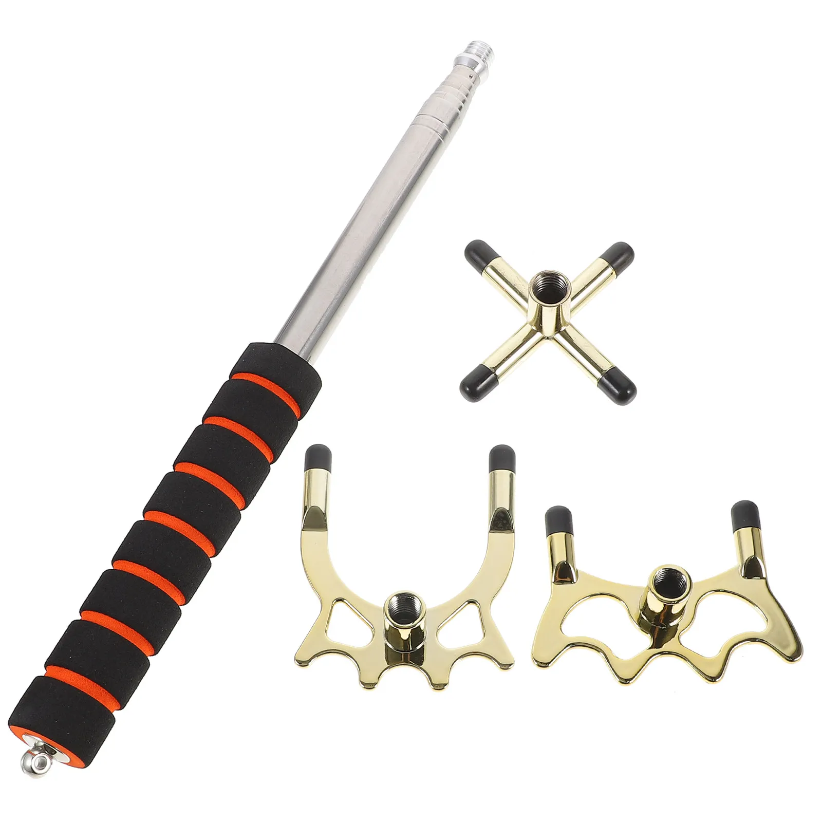 

1Set Heavy Duty Metal Pool Bridge Stick Rest for Cue Sticks Billiard Table Accessories Fits Most Cues Portable Design Pool