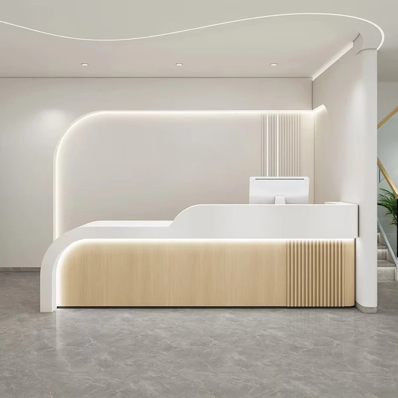 

&c Modern Beauty Salon Furniture Reception Desk Office Counter Design Front Desk