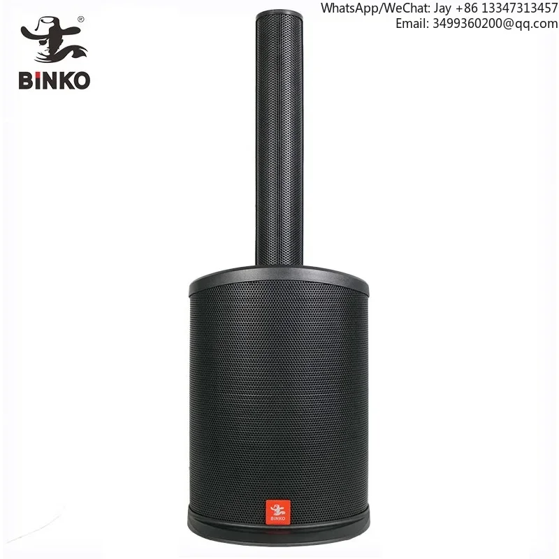 

Акустические системы Binko Pa Sound Systems для улицы, для церкви, с Bluetooth, большие колонки с супербасом, активный усилитель класса D.