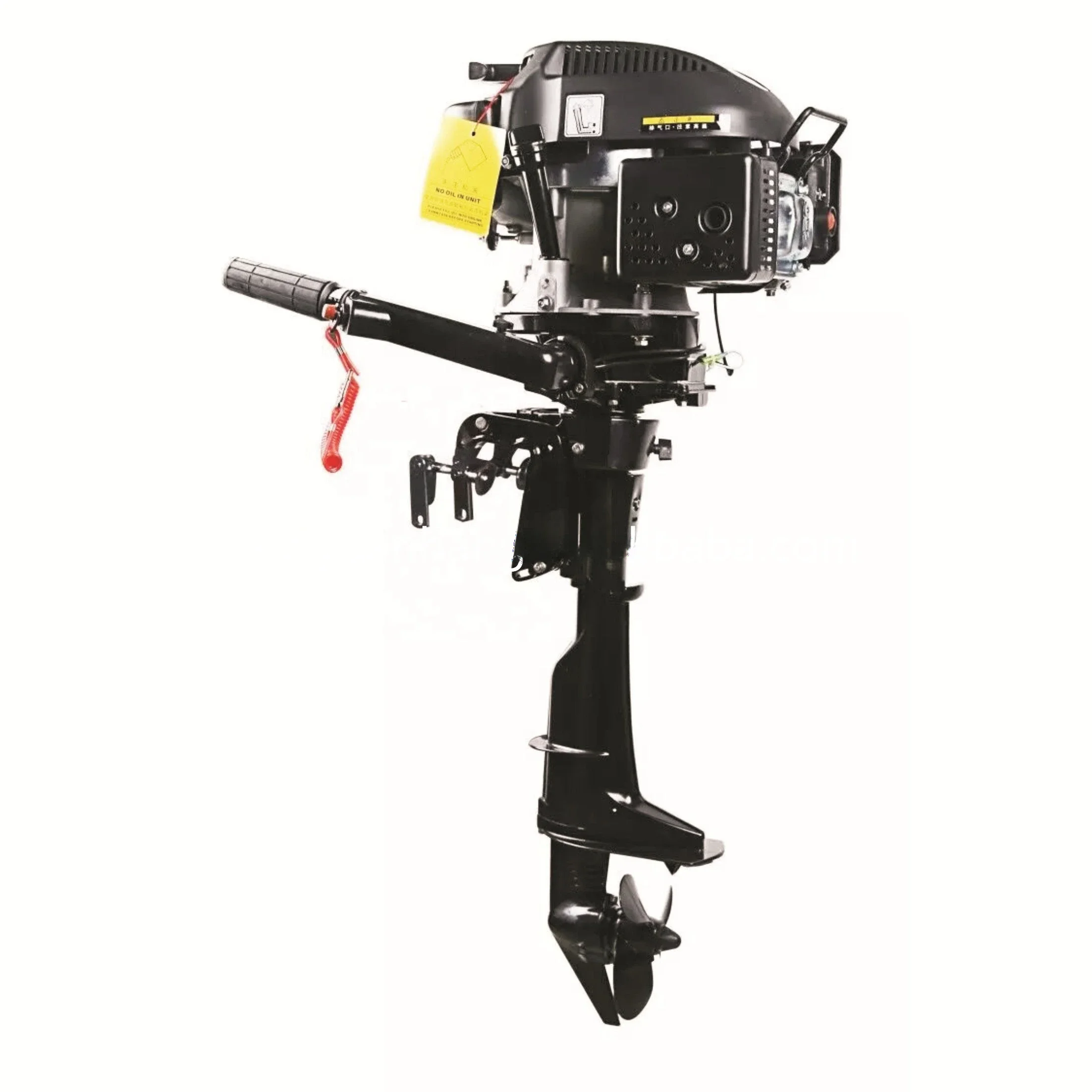 

New Air Cooled HANGKAI 6HP 4 Stroke Outboard Boat Motor Used With Loncin Engine