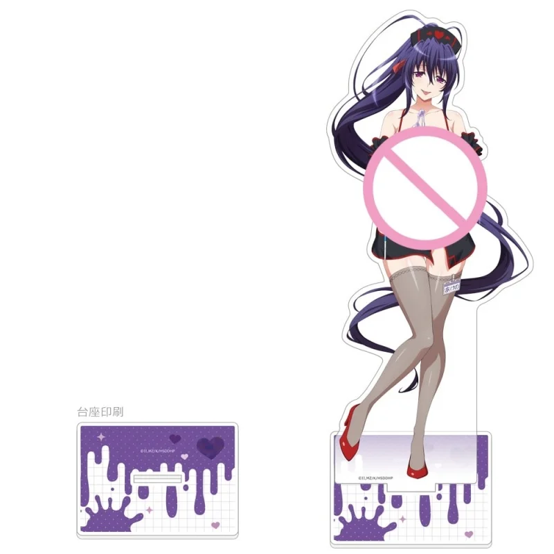 High School DxD Hero 15CM ANIME Issei Hyoudou Rias Gremory Akeno Himejima Acrylic Figure Stand Accessories Keychain