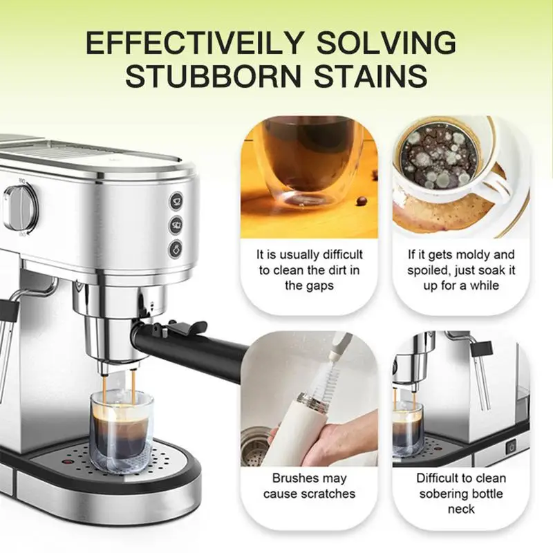 Coffee Machine Cleaning Effervescent Tablets Safe&Effective Descaling Tablets for Kitchen Accessories Household Cleaning Remover