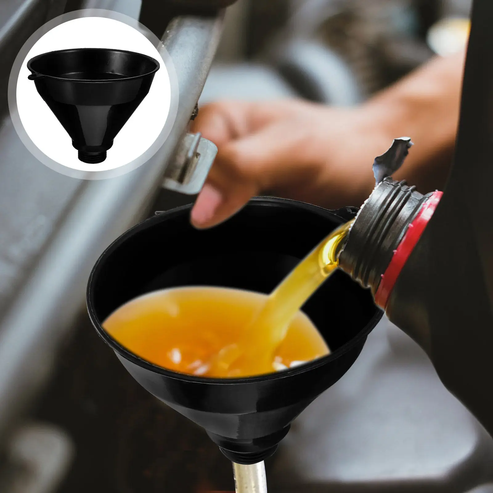 

Пластиковая многофункциональная бытовая воронка с широким горлышком для легкого переливания воды и наполнения, защита от проливания для пенообразующих машин