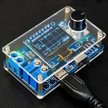 ערכת אלקטרוניקה לאוסצילוסקופ דיגיטלי מיני DIY STC8K8A MCU עם OLED בגודל 0.96 אינץ 'פרויקטי ריתוך DIY תרגול הרכבת ריתוך