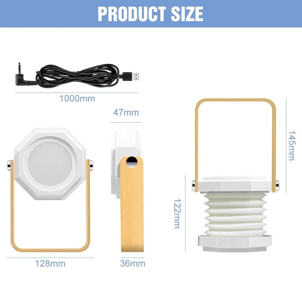 LED Bedside Lamp RGB Night Light Novelties LED Bulb Atmosphere Dimmable Lamp Eye Protection Reading Light Bedroom Table Light