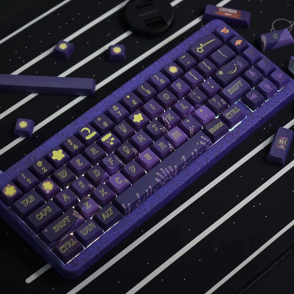 أغطية مفاتيح XDA Rose Gamer PBT Dye-sub لـ 61 63 64 67 68 75 84 87 ​ 96 104 108 لوحات المفاتيح الميكانيكية