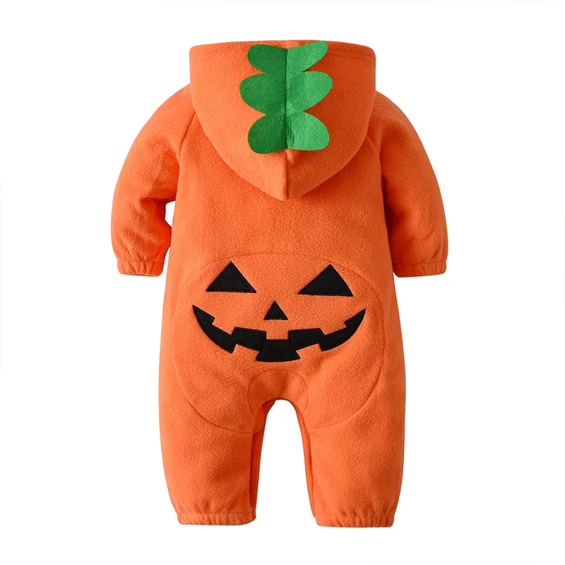 

Fleece Hooded Romper Newborn Infant Baby Long Sleeve Jacket Girls Boys Halloween Cosplay Clothes Autumn Baby Girl Outfit
