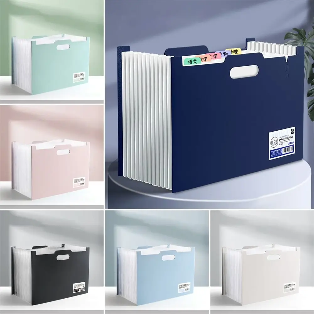 

Plastic Vertical Organ Pack Office School Supplies With Classification Examination Paper Storage Sorting Stationery