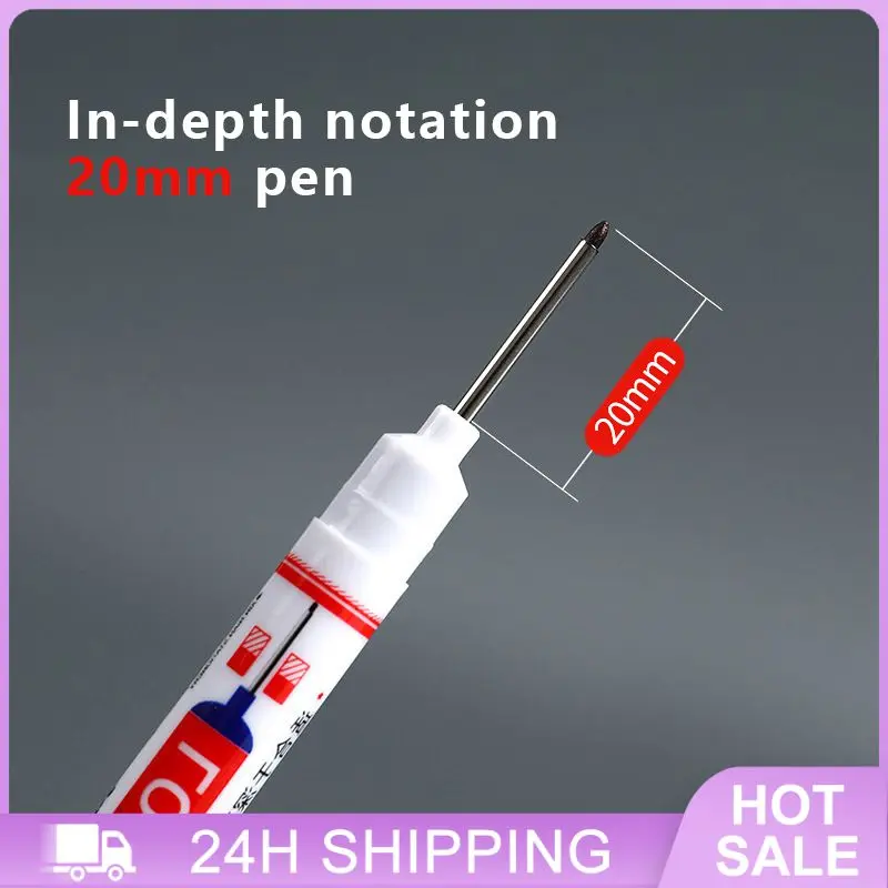 قلم جل مقاوم للماء متعدد الأغراض ، قلم تحديد برأس طويل ، تجفيف سريع ، خالي من الزيلين ، أدوات مكتبية ، مستلزمات مدرسية