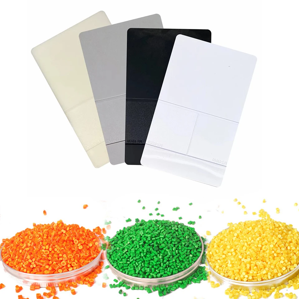 50 pcs Plastic Powder Coating Blasted Test Panels Car Paint Spray Out Card For Testing Out Different Finishes Or Practicing CQ-3